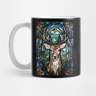 Glass stag face Mug